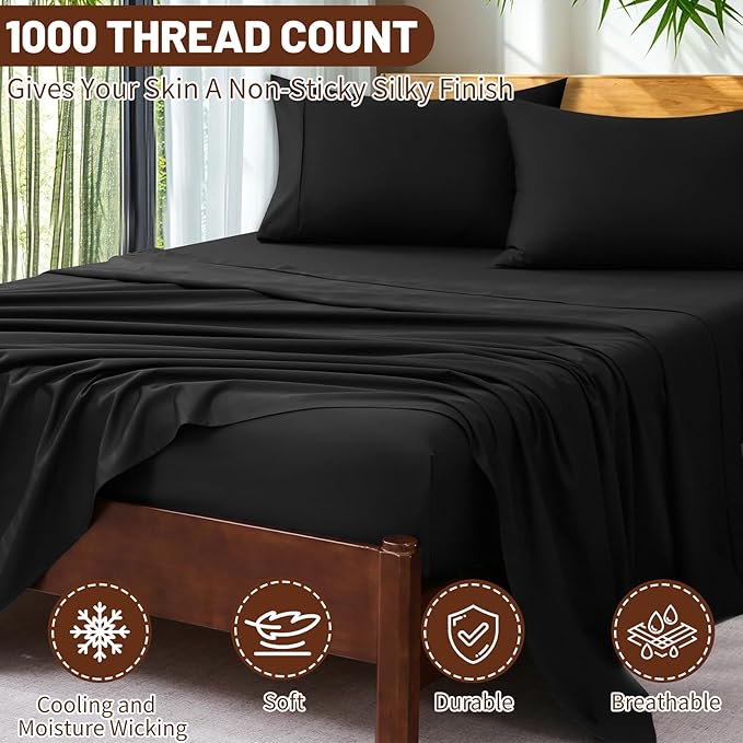 Bed Sheet Set - California King - 4 Piece