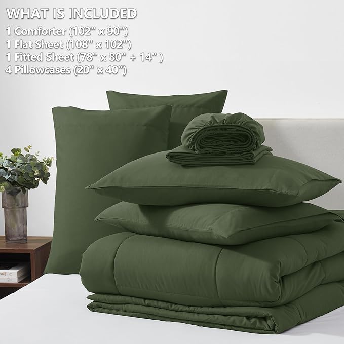 Comforter Set - King - 7 Piece
