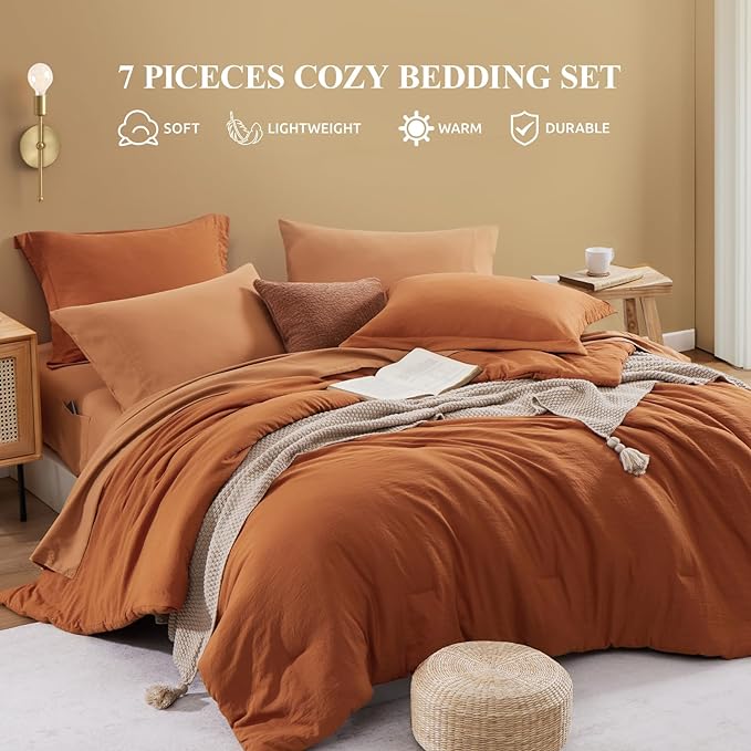 Comforter Set - Queen - 7 Piece