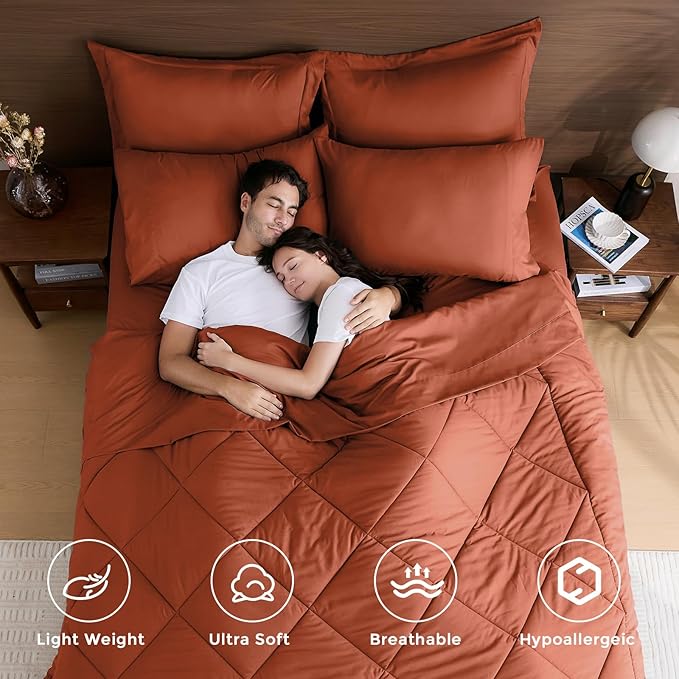 Comforter Set - Queen - 7 Piece