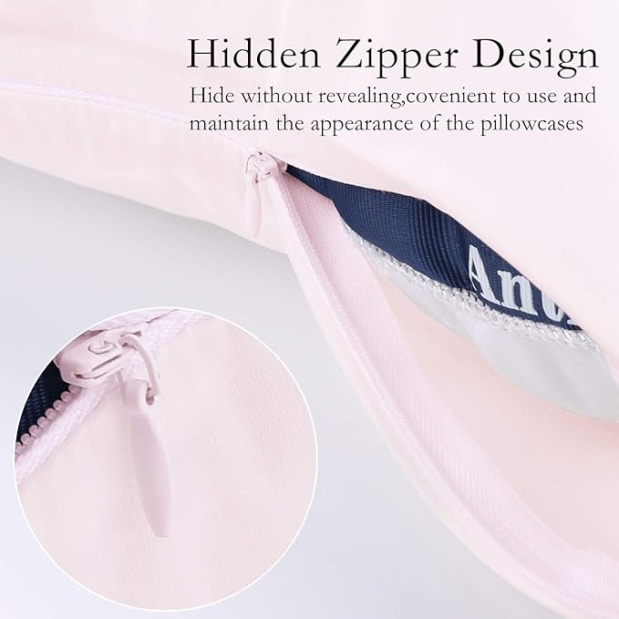 Mulberry Silk Hypoallergenic Pillowcase Set - Queen - 2 Pack