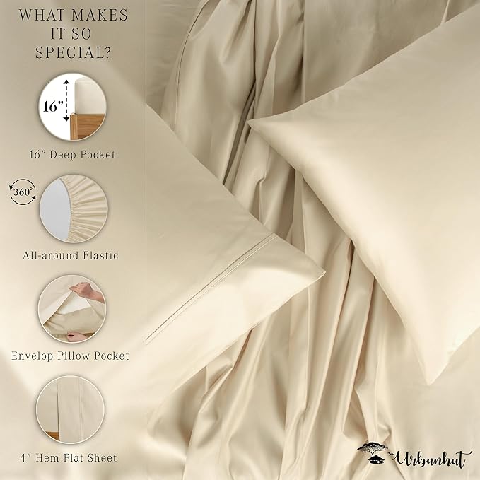 Bed Sheet Set - King - 4 Piece