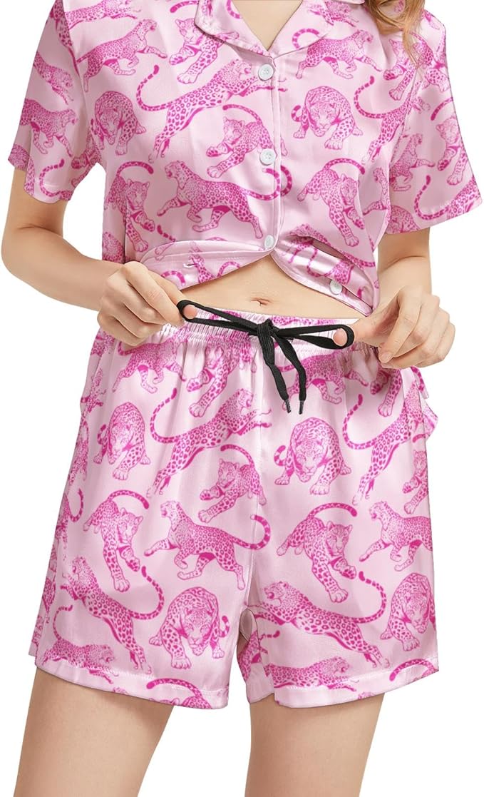 Women's Pajama Set - Short Sleeve - 2 Piece