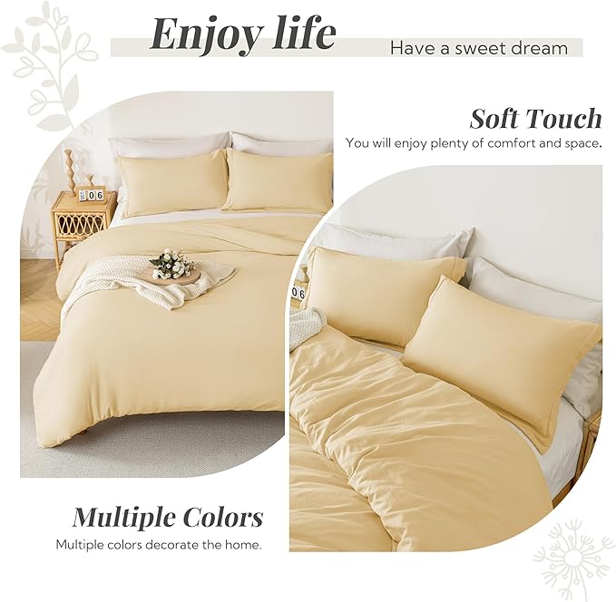 Microfiber Duvet Cover Set - 2 Piece