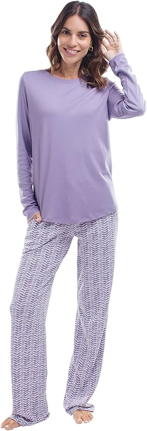 Women's Pajama Set - Long Sleeve - 2 Piece