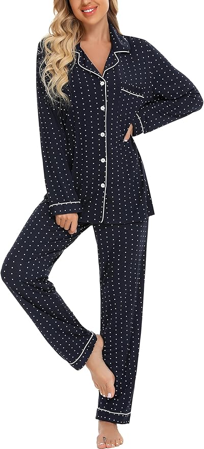 Women's Pants Pajama Set - Long Sleeve - 2 Piece