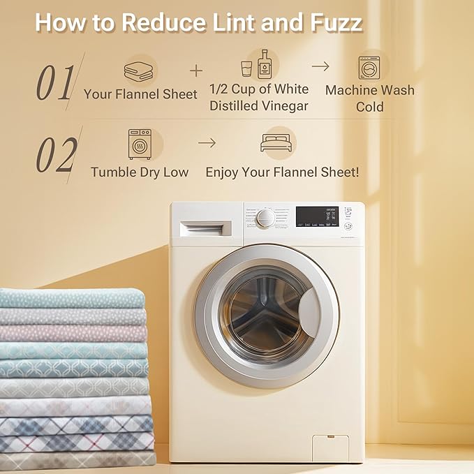 100% Cotton Bed Sheet Set - King - 4 Piece