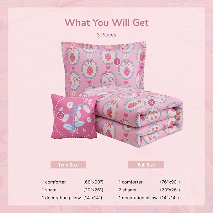 Comforter Set - Twin - 3 Piece