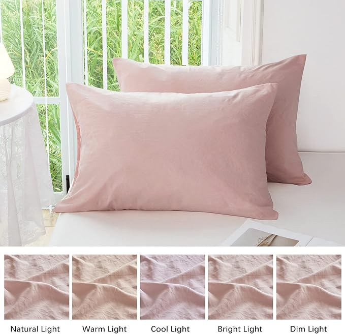 Microfiber Pillowcase Set - King - 20 x 40 in - 2 Pack - 2 Piece