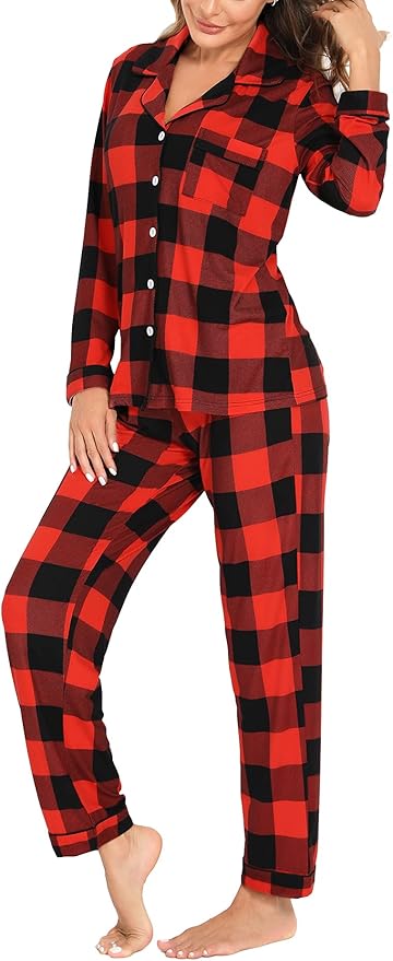 Women's Pajama Set - Long Sleeve - 2 Piece