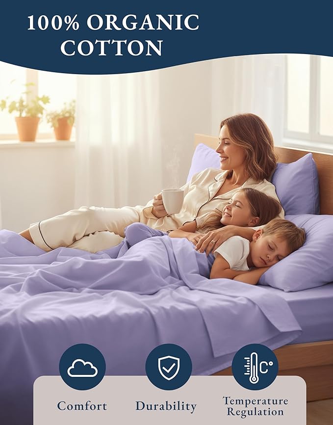 Linen Cooling Bed Sheet Set - Full - 4 Piece