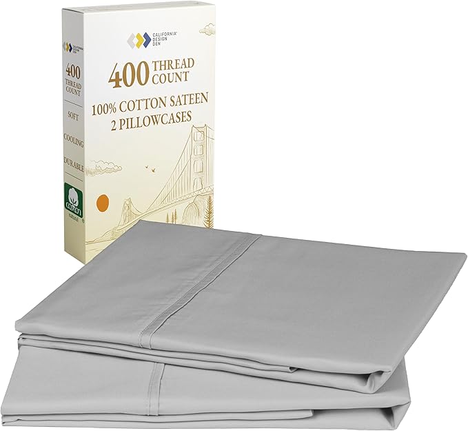 100% Cotton Pillowcase Set - King - 2 Piece