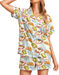 Women's Pajama Set - Short Sleeve - 2 Piece