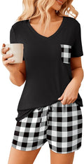 Women's Pajama Set - Short Sleeve - 2 Piece