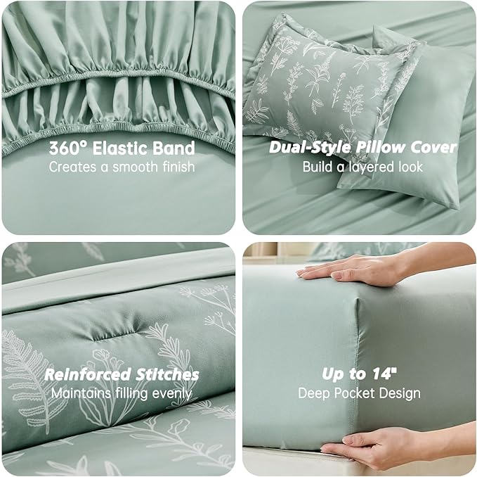 Comforter Set - King - 7 Piece