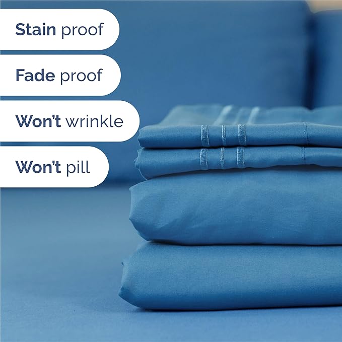 Cooling Bed Sheet Set - Split King - 5 Piece