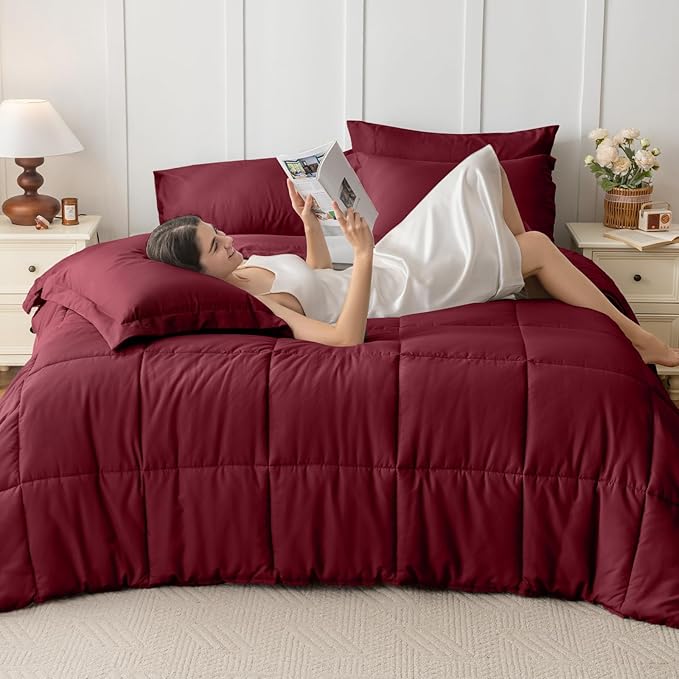Down Alternative Comforter Set - Queen - 7 Piece