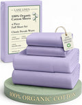 Linen Cooling Bed Sheet Set - Full - 4 Piece