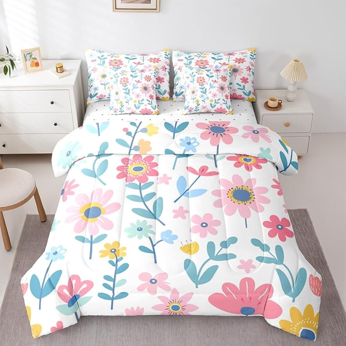 Microfiber Comforter Set - Queen - 7 Piece