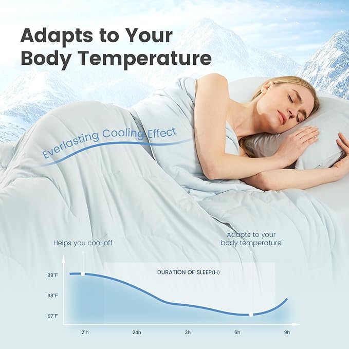 Cooling Duvets Down Comforter - Twin