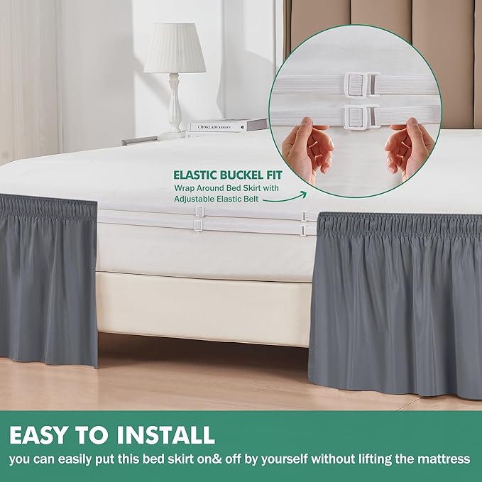 Bed Skirt - Queen - 14 in Drop