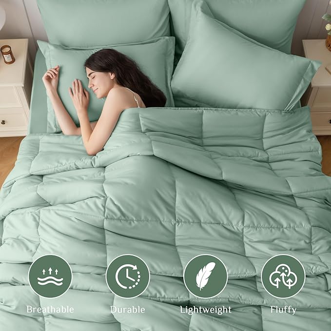 Down Alternative Comforter Set - Full - 7 Piece