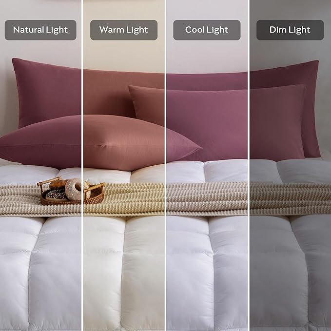 Pillowcase Set - King - 20 x 36 in - 2 Piece