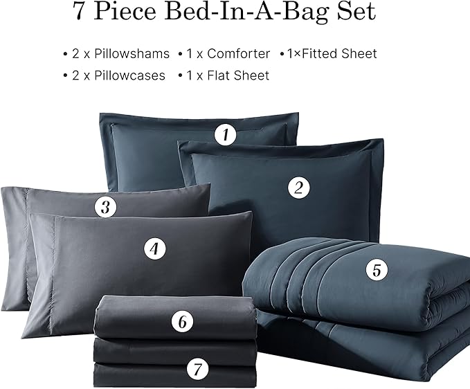 Comforter Set - Full - 7 Piece