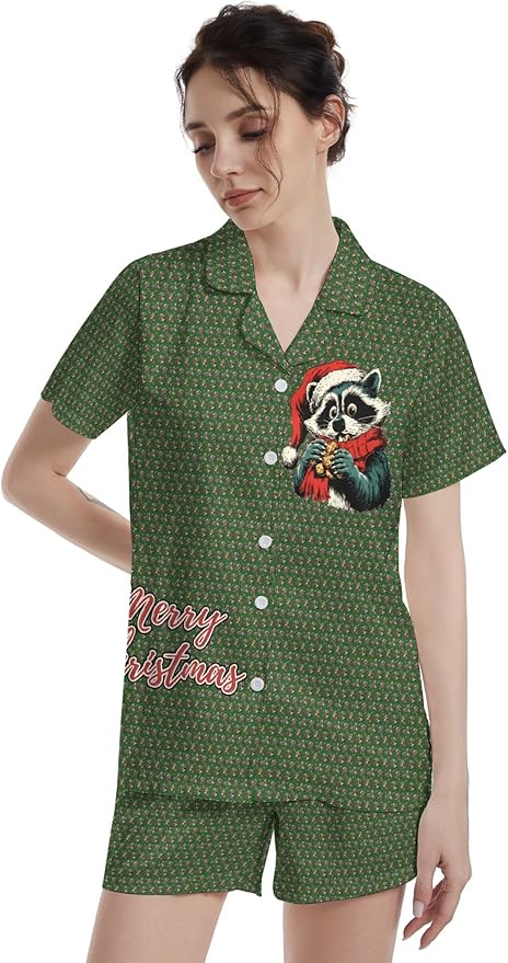 Women's Pajama Set - Short Sleeve - 2 Piece