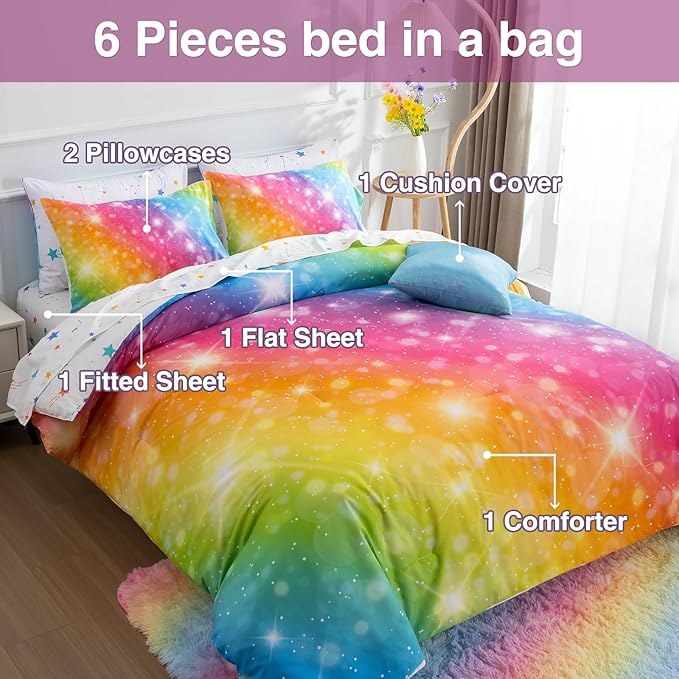 Comforter Set - Full - 6 Piece