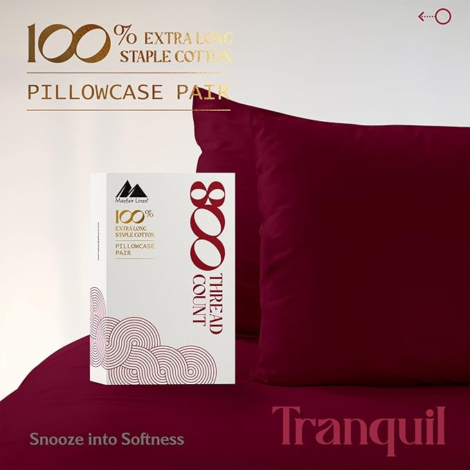 Linen Pillowcase Set - Queen - 2 Piece