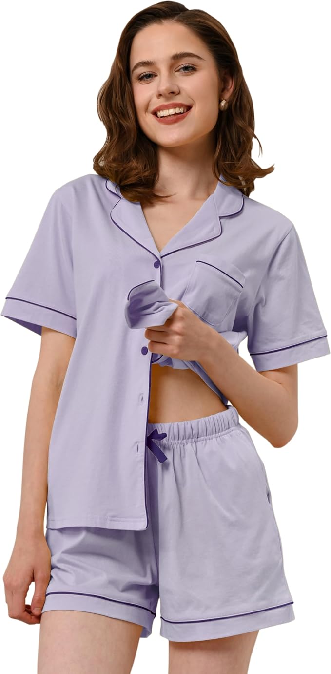 Women's 100% Cotton Pajama Set - 2 Piece