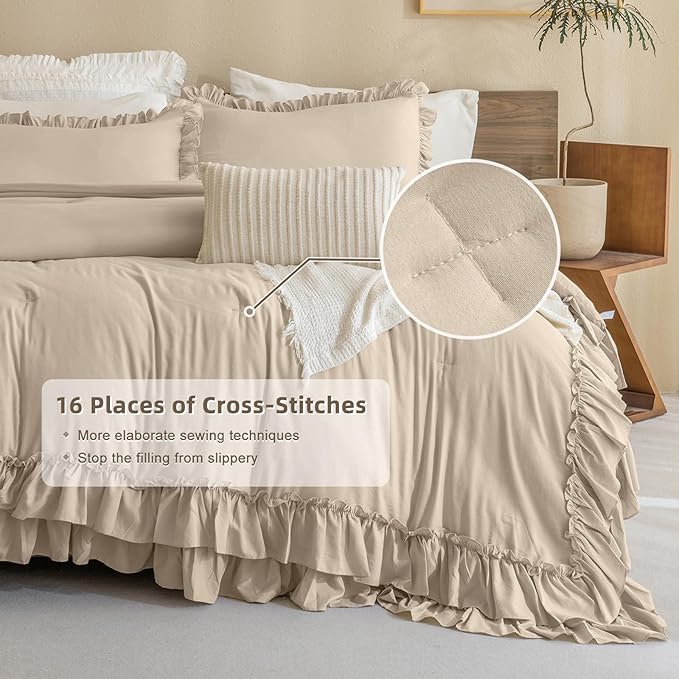 Linen Comforter Set - King - 3 Piece