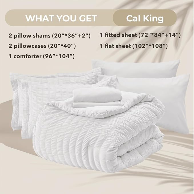 Comforter Set - California King - 7 Piece