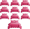 Microfiber Quilt Set - Twin - 10 Pack