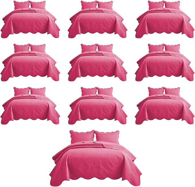 Microfiber Quilt Set - Twin - 10 Pack