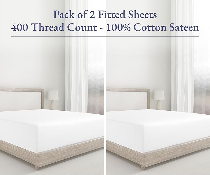 100% Cotton Fitted Sheet - California King