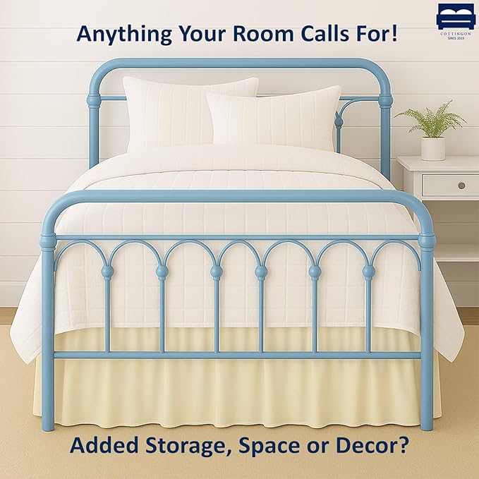 Microfiber Bed Skirt - Queen - 15 in Drop