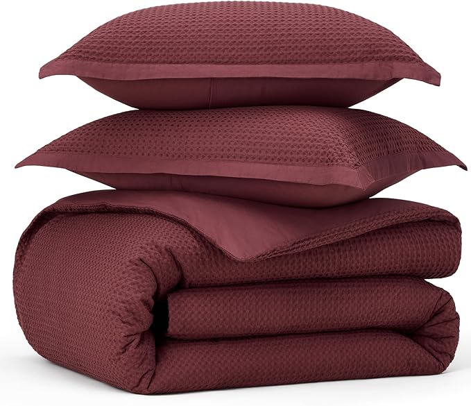 100% Cotton Duvet Cover Set - King - 3 Piece