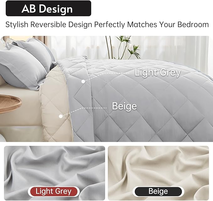 Comforter Set - Queen - 7 Piece