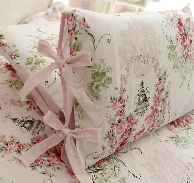 100% Cotton Bed Sheet Set - Twin - 4 Piece