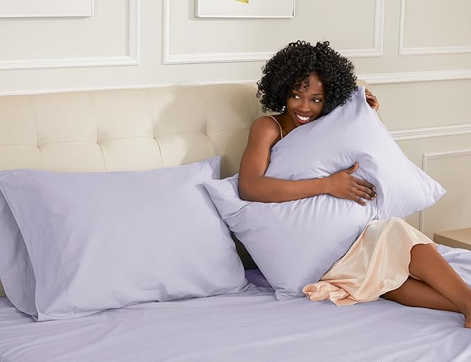 100% Cotton Pillowcase Set - King - 20 x 40 in - 2 Piece