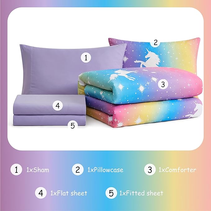 Comforter Set - Twin - 5 Piece
