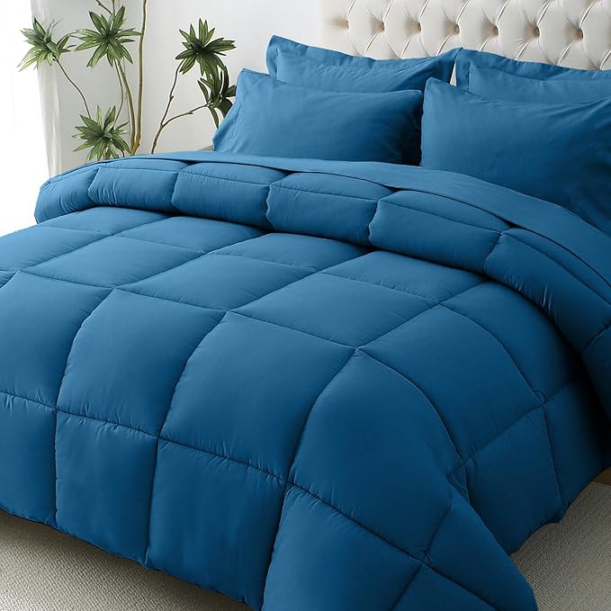 Down Alternative Comforter Set - King - 7 Piece