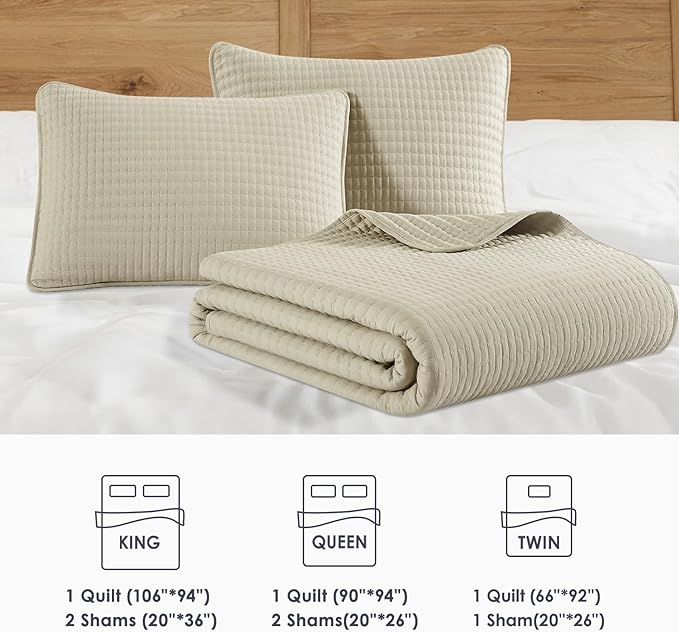 Quilt Set - Queen - 3 Piece
