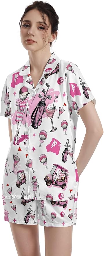 Women's Pajama Set - Short Sleeve - 2 Piece