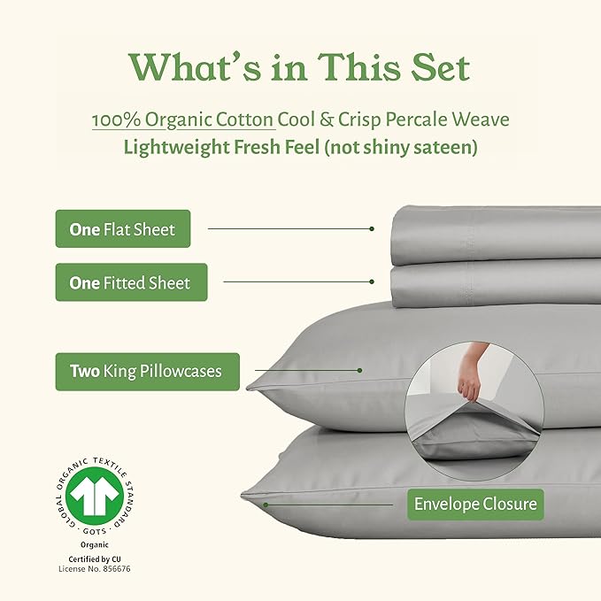Bed Sheet Set - California King - 4 Piece