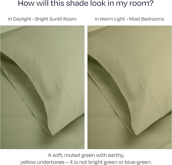 100% Cotton Pillowcase Set - Queen - 2 Piece