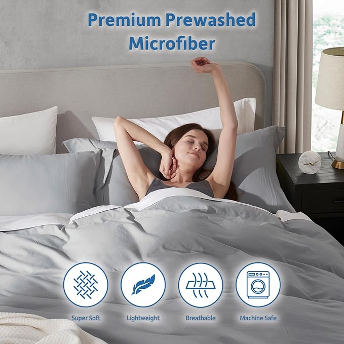 Duvet Cover Set - King - 104 x 90 in - 3 Piece