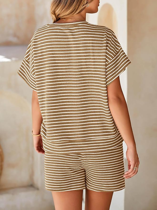 Shorts Pajama Set - Short Sleeve - 2 Piece